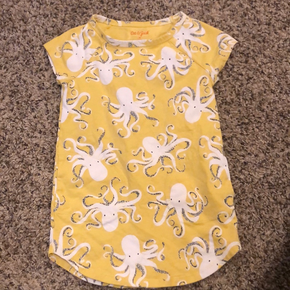 Octopus yellow Cat & Jack dress